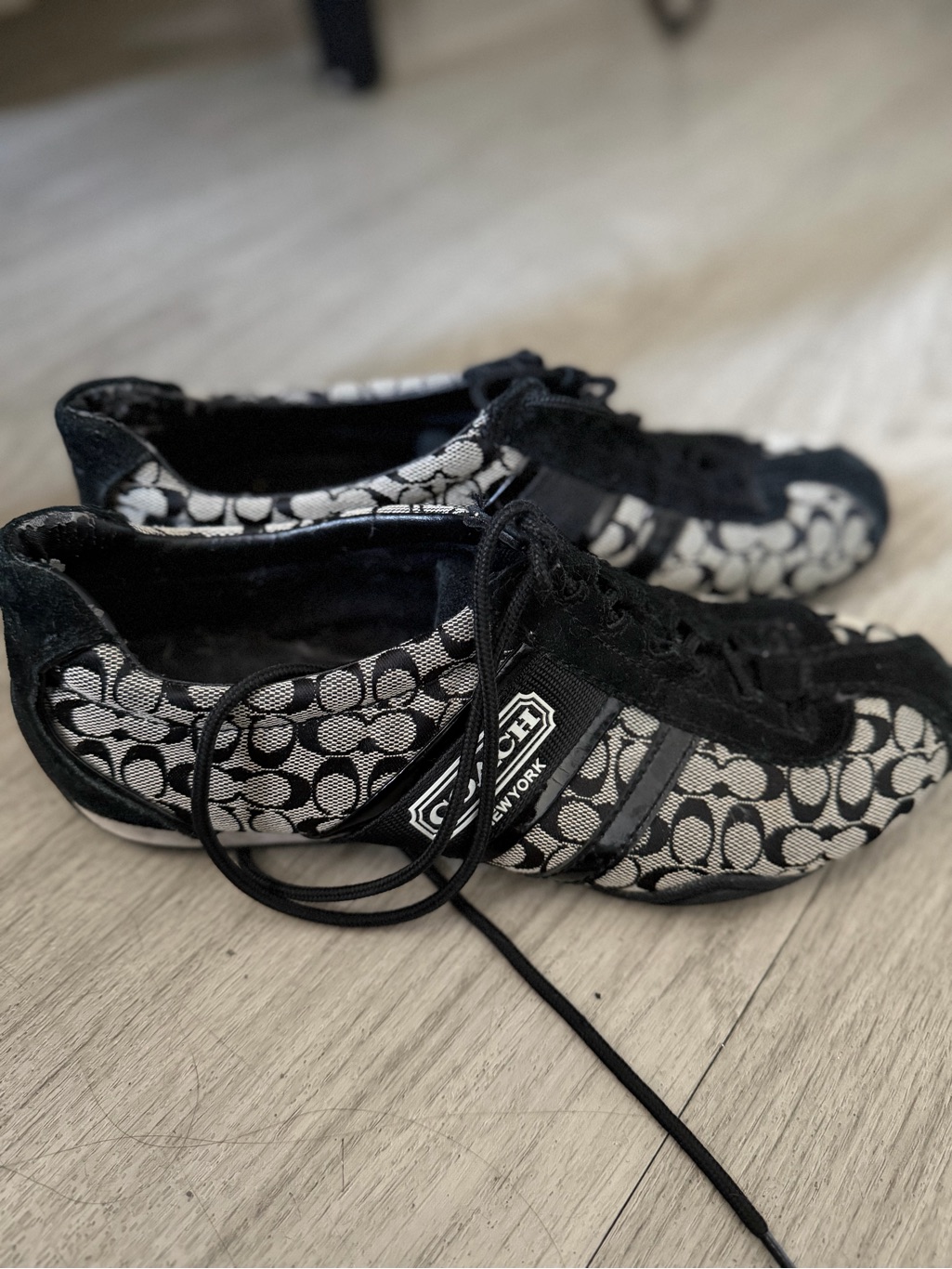 Vintage Coach Remonna Monogram Sneakers